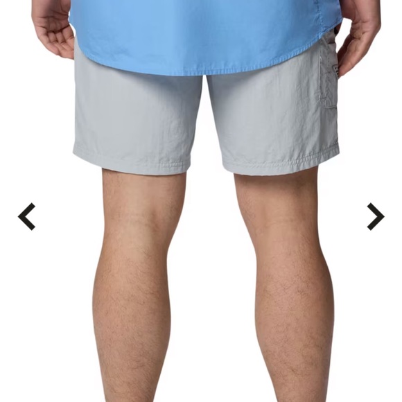 NWT! Columbia Men's gray Bahama Cargo Shorts. Nylon. Various sizes - Picture 6 of 16
